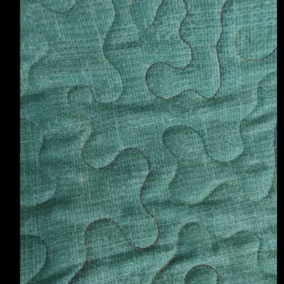 Merry Christmas Dalmatian Dog! New Handmade! Quilted Throw 42" x 42" - Picture 9 of 9